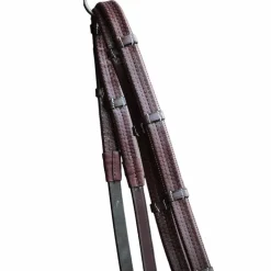 Jump'In - Rênes caoutchouc à arrêtoirs One Havane