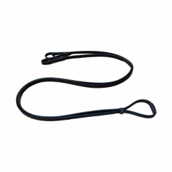 Jump'In - Rênes en cuir lisse Week noir
