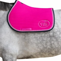 Jump'In - Tapis de selle Balthazar fuschia/ marine
