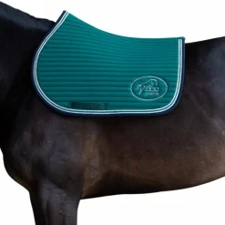 Jump'In - Tapis de selle Balthazar vert/ marine