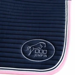 Jump'In - Tapis de selle Balthazar marine/ rose