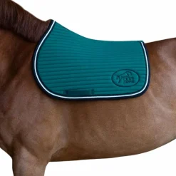 Jump'In - Tapis de selle Balthazar vert/ noir