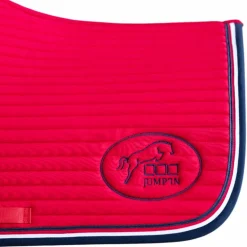 Jump'In - Tapis de selle Balthazar rouge/ marine