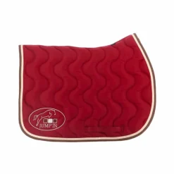 Jump'In - Tapis de selle Bordeaux / Champagne / Choco