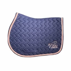 Jump'In - Tapis de selle Nacre marine/ rose