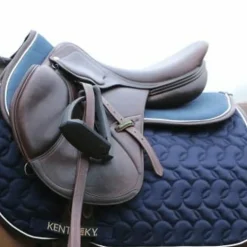 Kentucky Horsewear - Amortisseur pour chevaux Anatomique Absorb marine/marron
