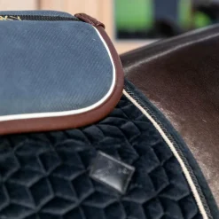 Kentucky Horsewear - Amortisseur pour chevaux Absorb marine/marron