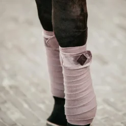 Kentucky Horsewear - Bandes de polo Velvet parme (x4)