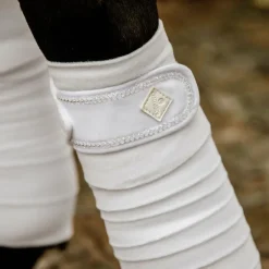 Kentucky Horsewear - Bandes de polo pearls blanc (x4)