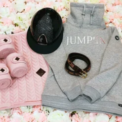 Kentucky Horsewear - Bandes de polo Velvet Pearls rose tendre (x4)