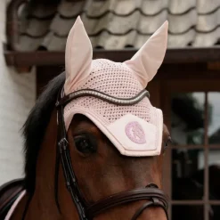 Kentucky Horsewear - Bonnet pour chevaux Wellington Sparkling vieux rose