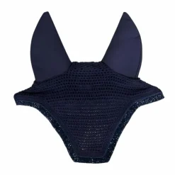 Kentucky Horsewear - Bonnet anti-bruits pour cheval Wellington Glitter Stone marine