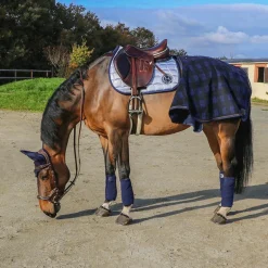 Kentucky Horsewear - Bonnet anti-bruits marine foncé