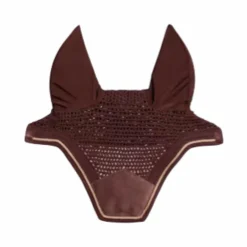 Kentucky Horsewear - Bonnet pour chevaux anti-bruits Wellington Velvet light purple
