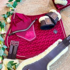 Kentucky Horsewear - Bonnet Wellington velvet fuchsia