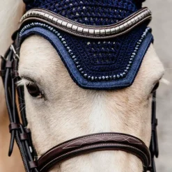 Kentucky Horsewear - Bonnet Glitter marine