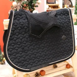 Kentucky Horsewear - Bonnet Wellington Velvet pearls noir