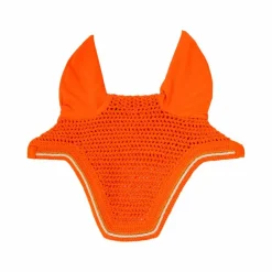 Kentucky Horsewear - Bonnet anti-bruit pour chevaux Wellington Diamond Rope orange