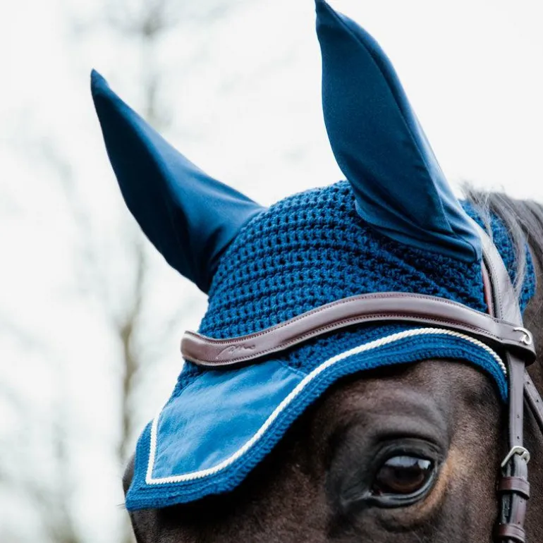 Kentucky Horsewear - Bonnet Wellington basic velvet marine