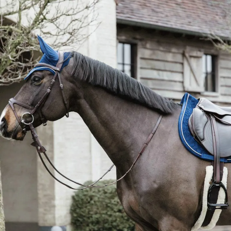 Kentucky Horsewear - Bonnet Wellington basic velvet marine