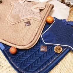 Kentucky Horsewear - Bonnet Wellington basic velvet marine