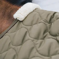 Kentucky Horsewear - Couverture polaire Transport Combo Cooler Fleece vert sapin