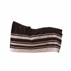 Kentucky Horsewear - Couverture séchante carré heavy stripes marron/ beige