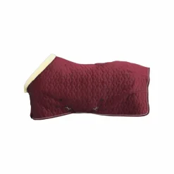 Kentucky Horsewear - Couverture de présentation velvet bordeaux 160g