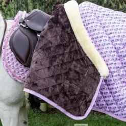 Kentucky Horsewear - Couverture de présentation Sammy Collection vieux rose 160g