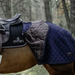 Kentucky Horsewear - Couvre-reins long marine 160g
