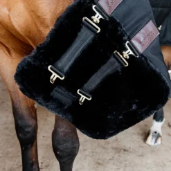 Kentucky Horsewear - Extension de poitrail mouton vegan 2 boucles noir