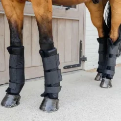 Kentucky Horsewear - Guêtres d'écurie Protect Classic antérieurs noir (x2)