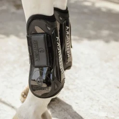 Kentucky Horsewear - Guêtres ouvertes velcro noir x2