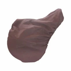Kentucky Horsewear - Housse de selle cso/ mixte avec plaque en or marron