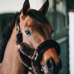 Kentucky Horsewear - Licol de transport mouton marron