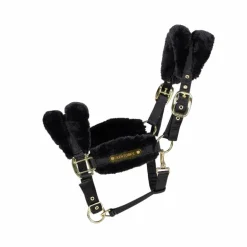 Kentucky Horsewear - Licol nylon mouton soft noir