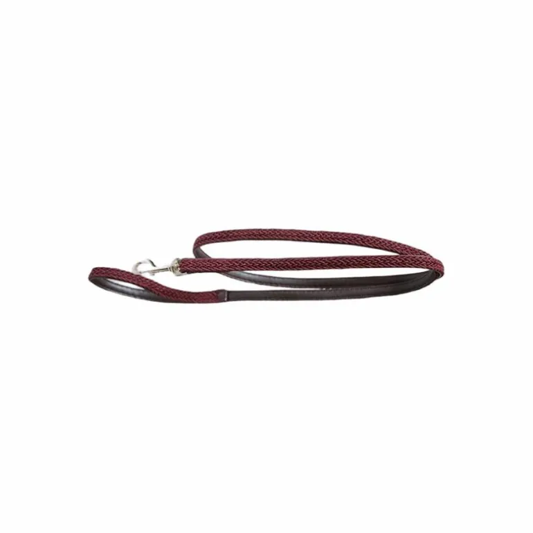 Kentucky Horsewear - Longe nylon tressé bordeaux 2m