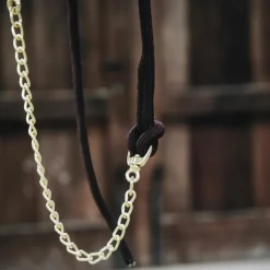 Kentucky Horsewear - Longe avec mousqueton chocolat