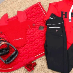 Kentucky Horsewear - Lucky Charms rouge/marron clair