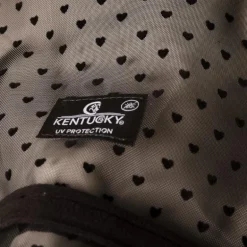 Kentucky Horsewear - Masque anti-mouches Heart avec oreilles et nez noir