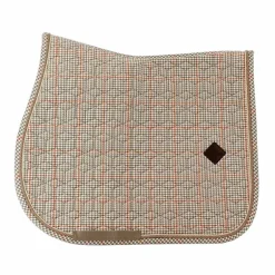 Kentucky Horsewear - Tapis de selle Pied de Poule beige