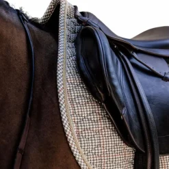 Kentucky Horsewear - Tapis de selle Pied de Poule beige