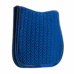 Kentucky Horsewear - Tapis de selle Velvet Pearls jumping marine