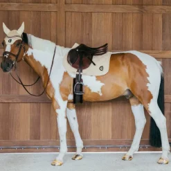 Kentucky Horsewear - Tapis de selle Wave jumping 3D logo beige