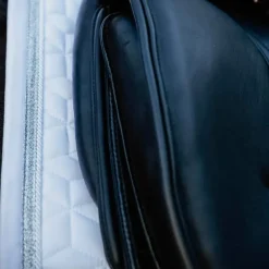 Kentucky Horsewear - Tapis de dressage Glitter Rope blanc