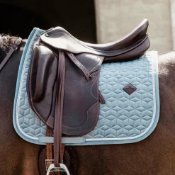 Kentucky Horsewear - Tapis de dressage Velvet bleu ciel