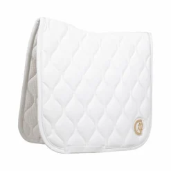 Kentucky Horsewear - Tapis de dressage Wave 3D logo blanc