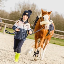 Kentucky Horsewear - Tapis de selle color edition cuir marine pour minis