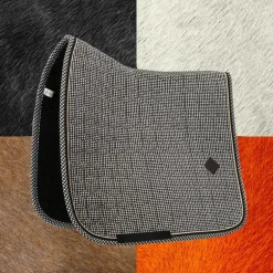 Kentucky Horsewear - Tapis de dressage Pied de Poule noir