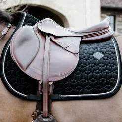 Kentucky Horsewear - Tapis de dressage Basic Velvet noir
